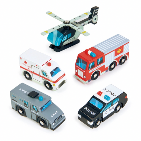 Emergency Vehicles - Tender Leaf Toys