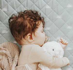 Waterproof Bassinet Sheet - Sage Sunshine - Bambella Designs