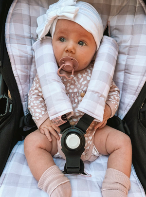 Pram Liner | Blush Gingham - Bambella Designs