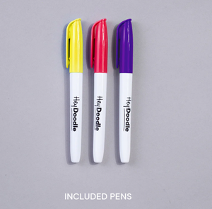 Toot Toot Honk Mini Colouring & Doodle Mat - Hey Doodle