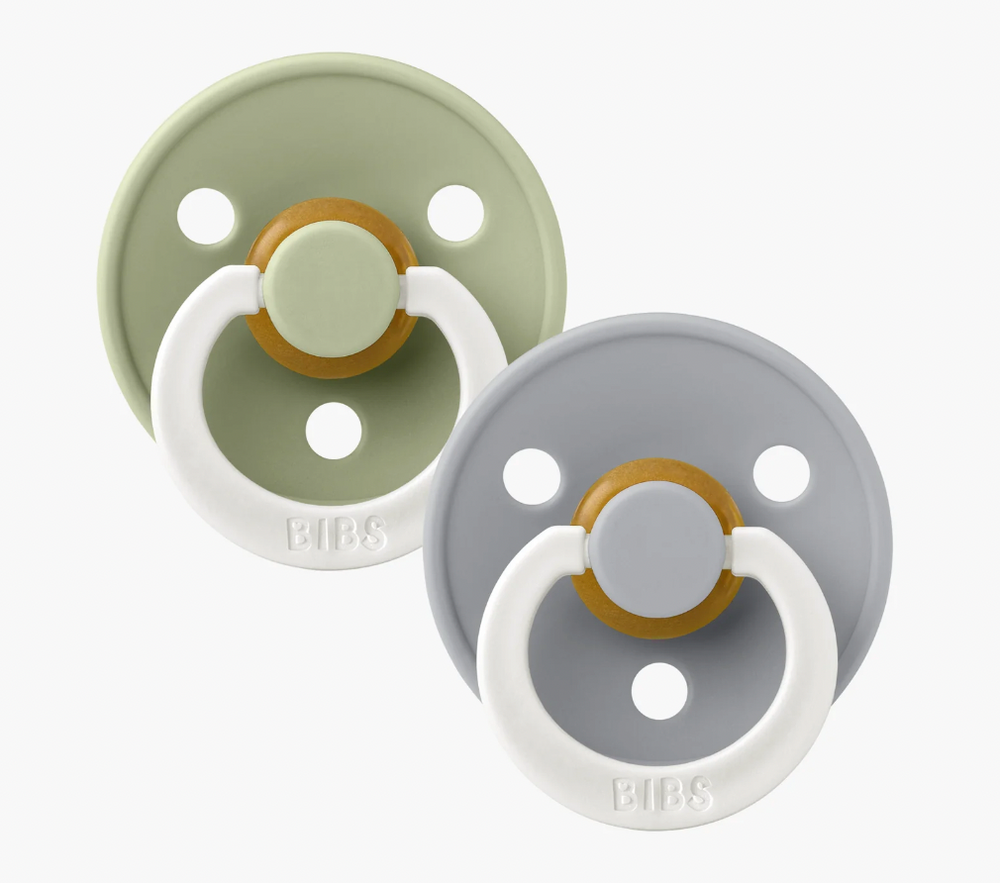 Bibs Dummies - Size Two - Night Glow Sage / Cloud - BIBS Denmark
