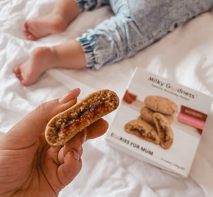 Raspberry Lactation Cookies - Milky Goodness