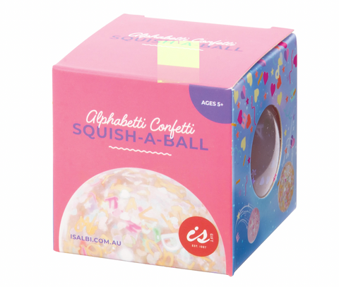Alphabetti Confetti - Squish-a-Ball - IS Gift