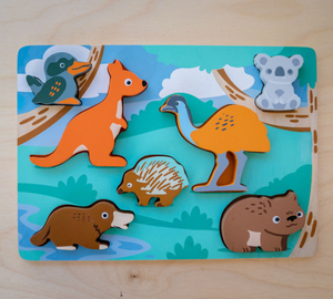 Australian Animal Puzzle - Kiddie Connect
