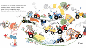 All of the Factors of Why I Love Tractors - Board Book