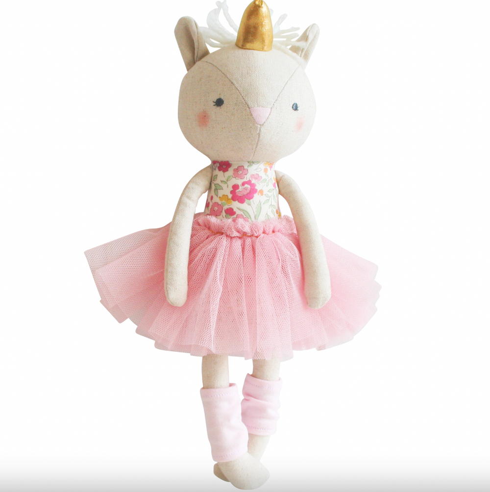 Baby Unicorn 32cm Rose Garden - Alimrose