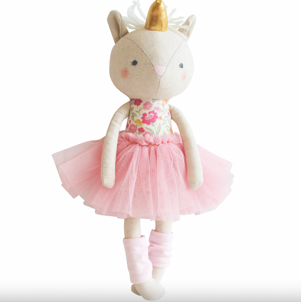 Baby Unicorn 32cm Rose Garden - Alimrose