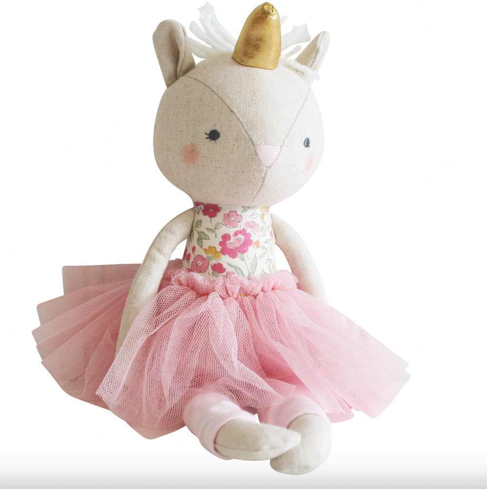 Baby Unicorn 32cm Rose Garden - Alimrose