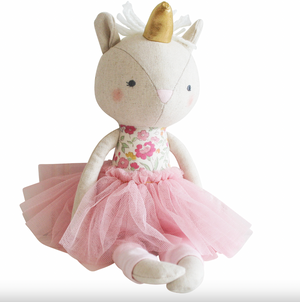 Baby Unicorn 32cm Rose Garden - Alimrose