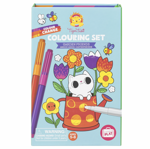 *Colour Change Colouring Set - Garden Friends - Tiger Tribe