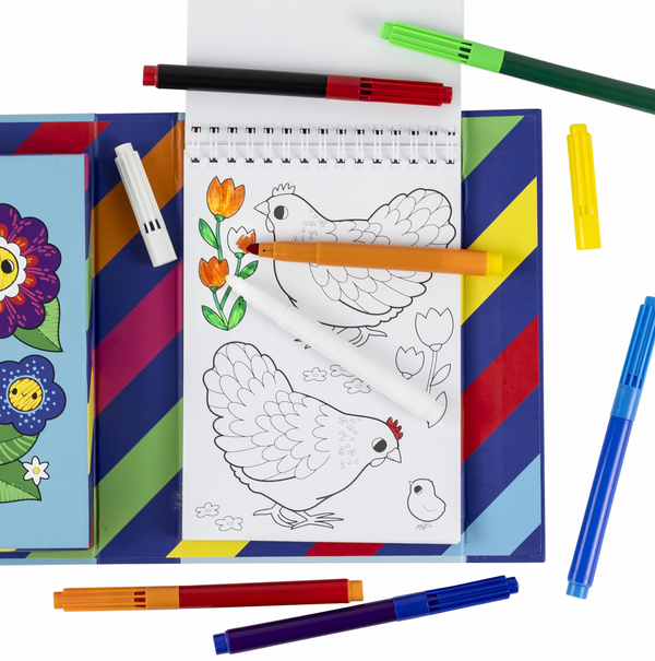 *Colour Change Colouring Set - Garden Friends - Tiger Tribe