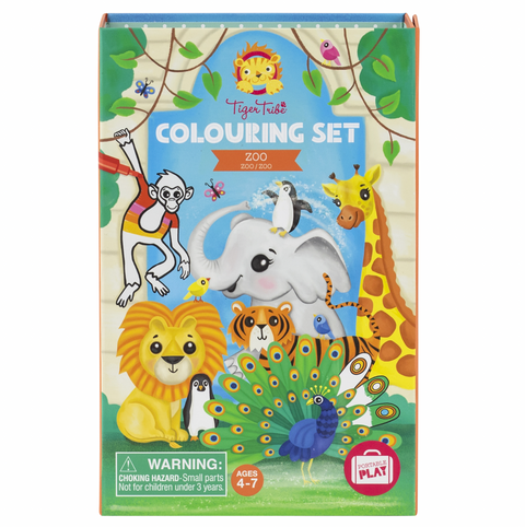Colouring Set - Zoo - Tiger Tribe