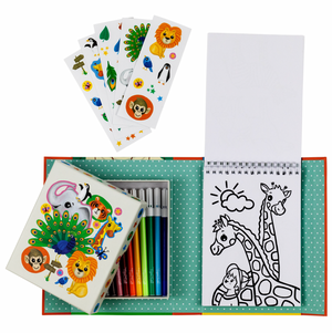 Colouring Set - Zoo - Tiger Tribe