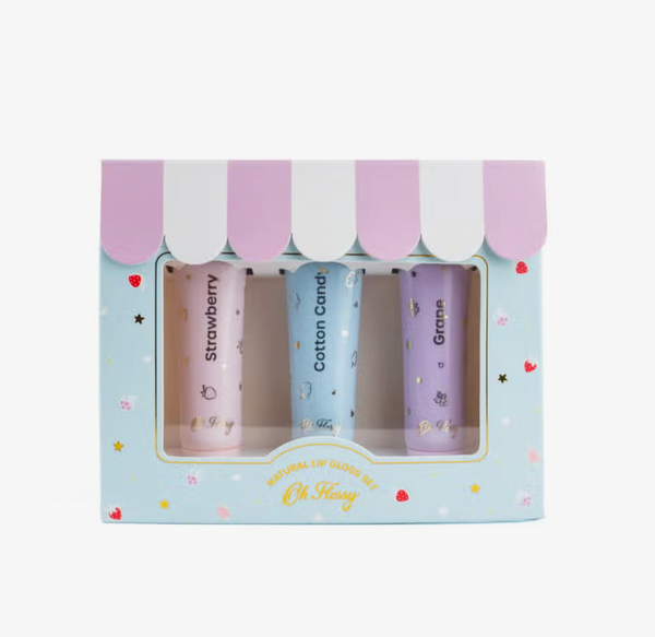 Natural Lip Gloss Set - Oh Flossy
