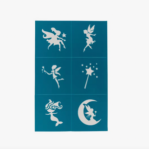 Reusable Adhesive Face Paint & Makeup Stencils