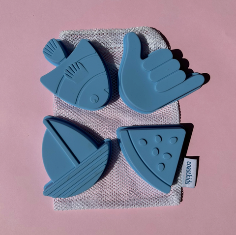 Shelly Beach Moulds - Bright Blue - Coast Kids DISCOUNTED