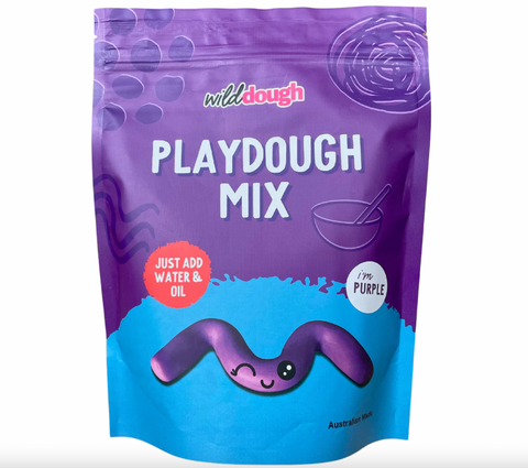 DIY Playdough Mix - Purple - Wild Dough