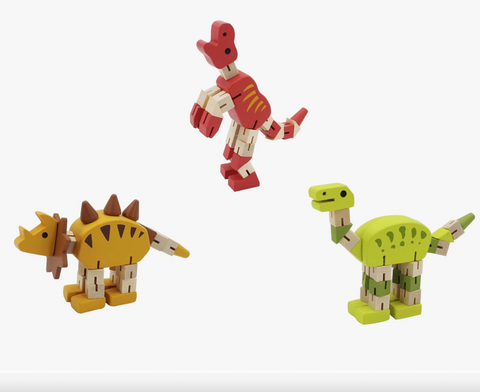 Wooden Flexi Dinosaurs - Toys Link