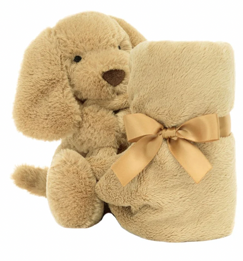 Toffee Puppy Soother Comforter - Jellycat
