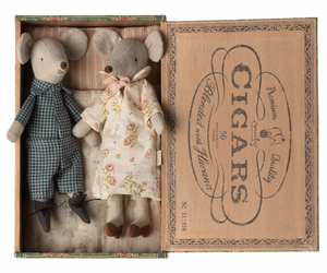 Grandma and Grandpa Mice in Box 2023 - Maileg