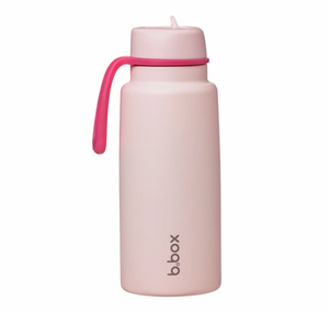Insulated Flip Top 1 Litre Bottle - pink paradise - B Box