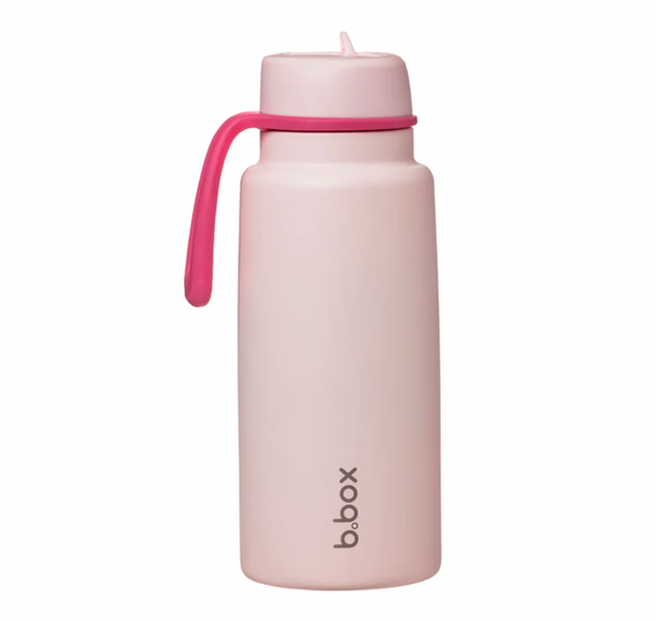 Insulated Flip Top 1 Litre Bottle - pink paradise - B Box