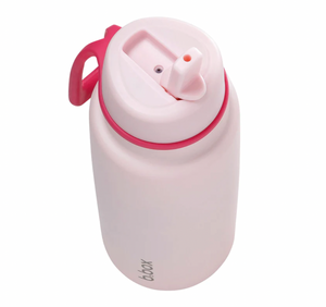 Insulated Flip Top 1 Litre Bottle - pink paradise - B Box