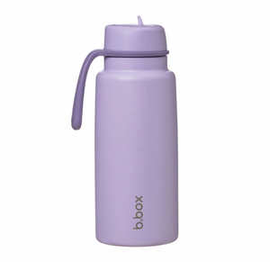 Insulated Flip Top 1 Litre Bottle - lilac love - B Box