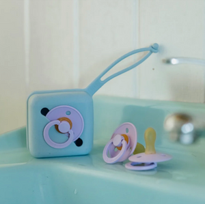 Pacifier Soft Case - Dusty Blue - BIBS Denmark