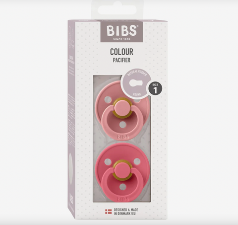 Bibs Dummies - Size One - Dusty Pink / Coral - BIBS Denmark
