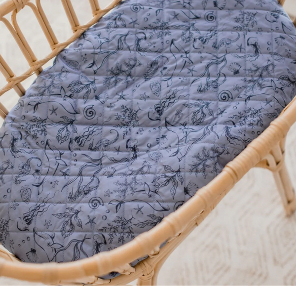 Waterproof Bassinet Sheet - Under the Sea - Bambella Designs