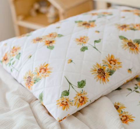 Waterproof Standard Pillowcase | Sunny Days - Bambella Designs
