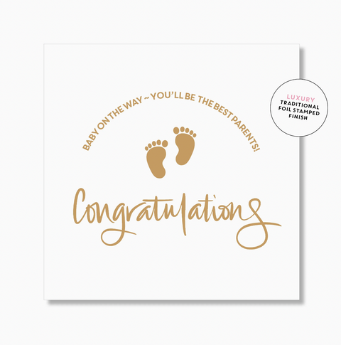 Baby On The Way... Congratulations - Mini Card - Just Smitten