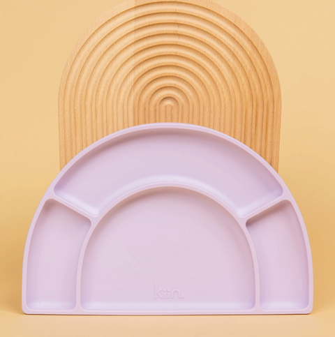 Silicone Divided Plate - Lilac - Kiin