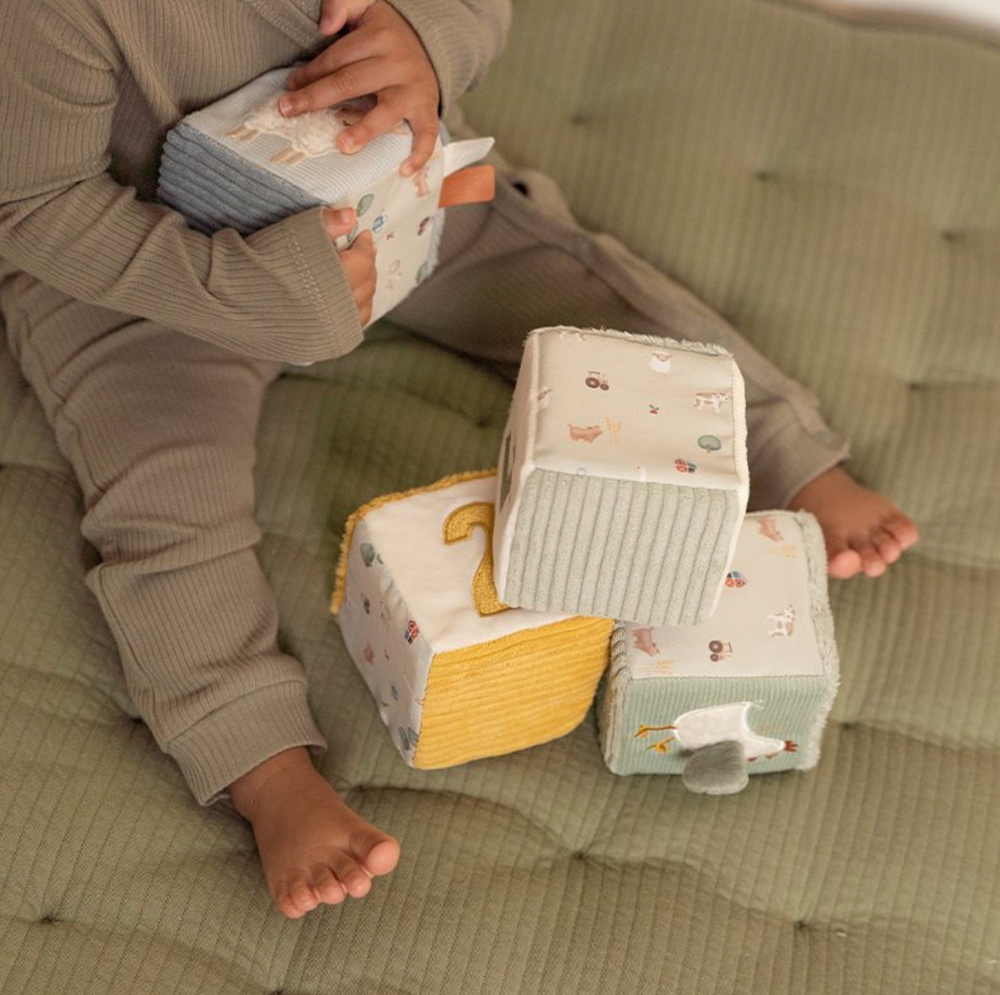 4 Soft Blocks Little Farm - Little Dutch