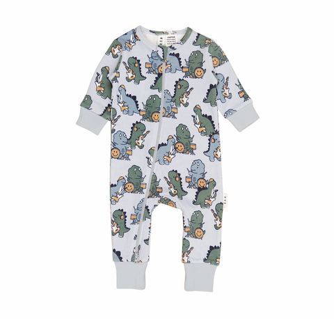 Dino Band Romper - Memory Lane - Huxbaby - STOCK DUE EARLY MARCH