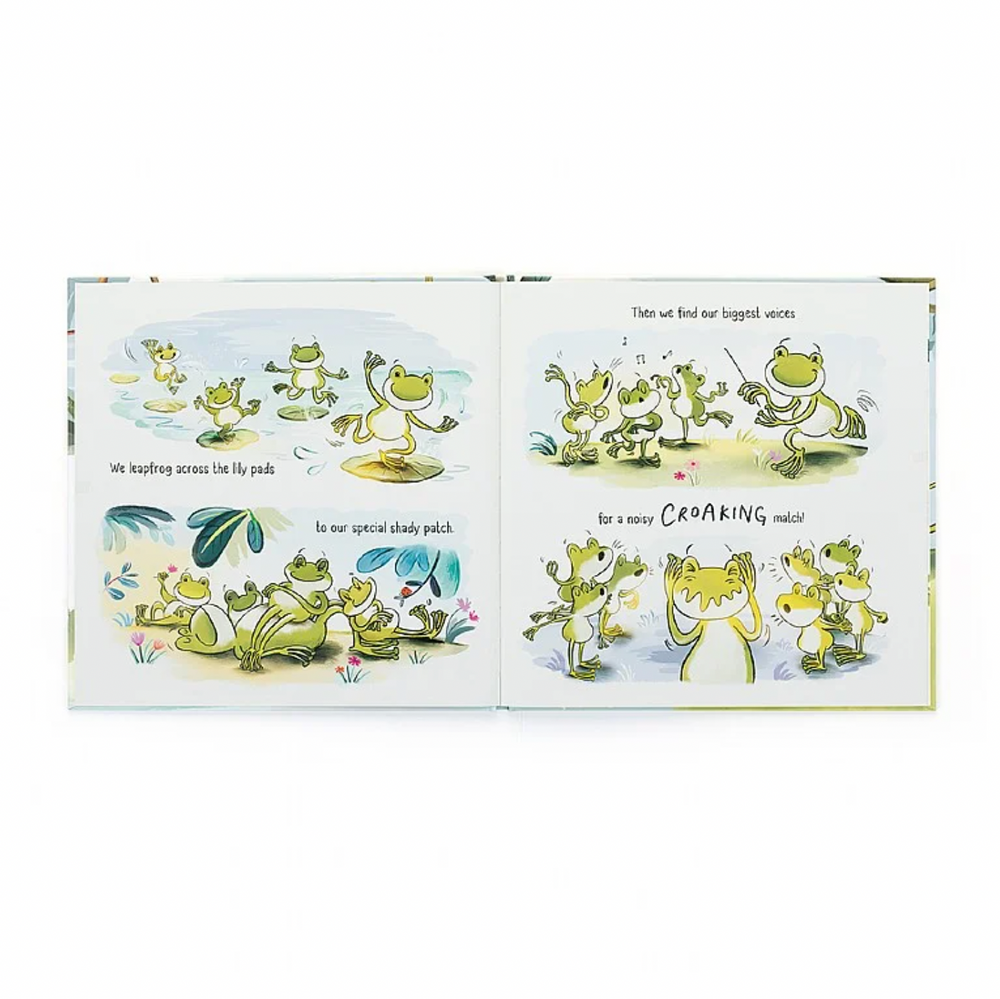 A Fantastic Day For Finnegan Frog Book - Jellycat