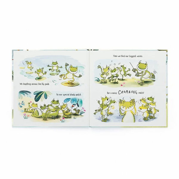 A Fantastic Day For Finnegan Frog Book - Jellycat