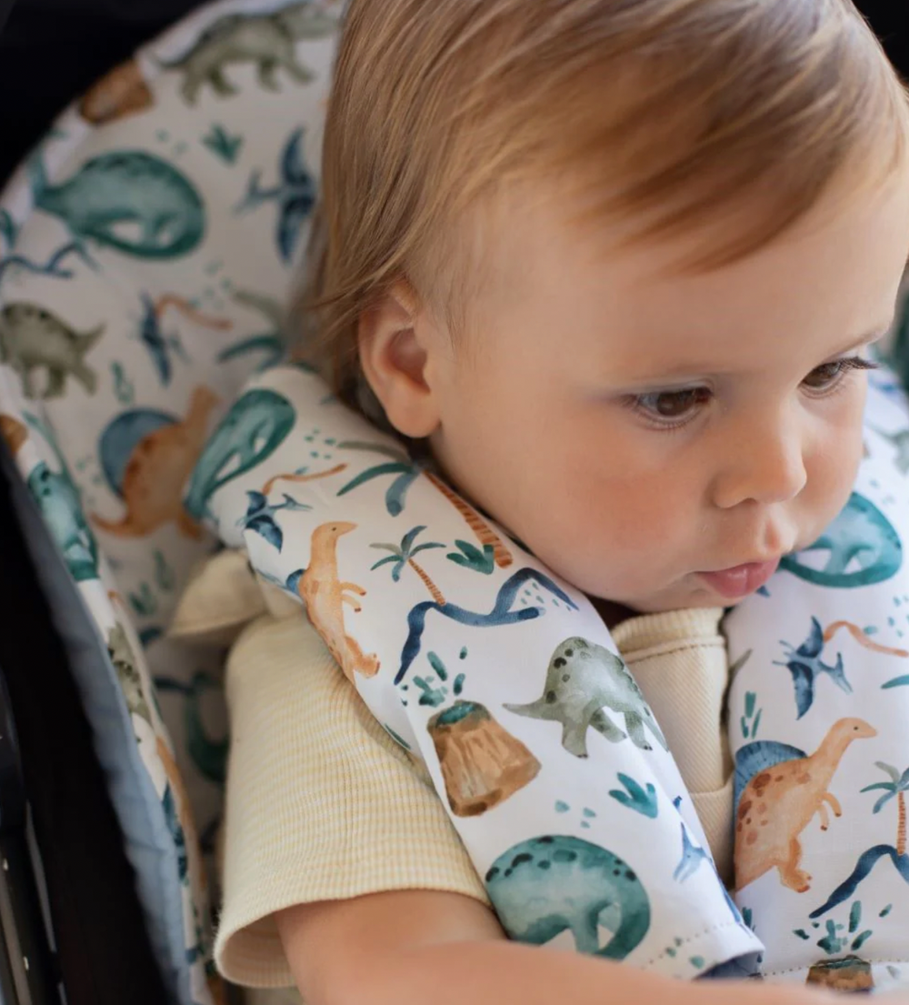 Harness Covers | Wild Dinosaurs - Bambella Designs