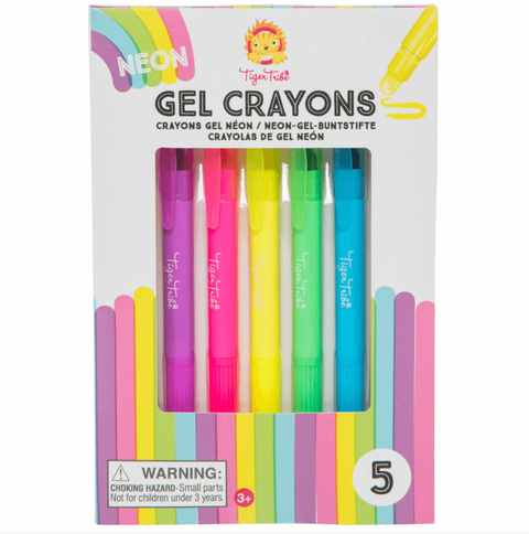 Neon Gel Crayons - Tiger Tribe