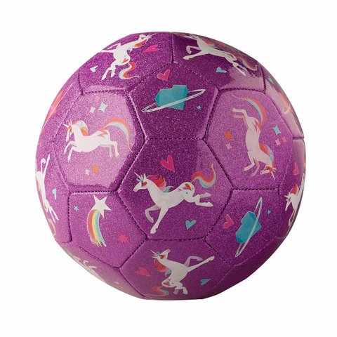 Glitter Soccer Ball - Unicorn Galaxy - Crocodile Creek