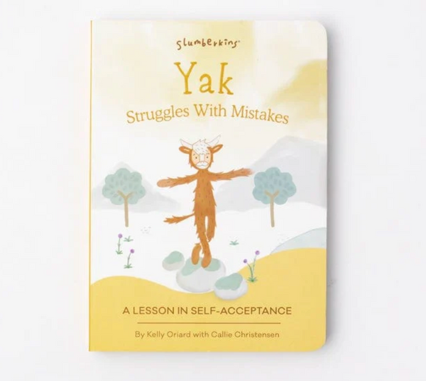 Yak Struggles with Mistakes Board Book - Slumberkins