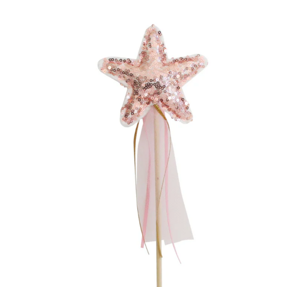 Sequin Star Wand Rose Gold - Alimrose