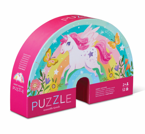 Mini Puzzle 12pc - Sweet Unicorn - Crocodile Creek