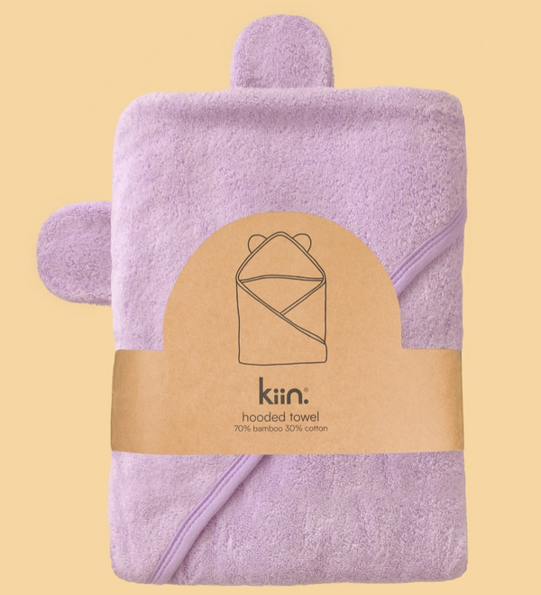 Hooded Towel - Dusky Lilac - Kiin