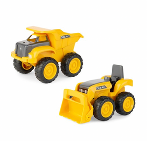 15cm Sand Pit Construction  Vehicles - 2 pack - John Deere