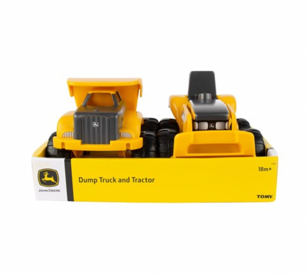 15cm Sand Pit Construction  Vehicles - 2 pack - John Deere