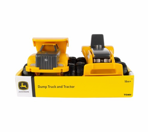 15cm Sand Pit Construction  Vehicles - 2 pack - John Deere