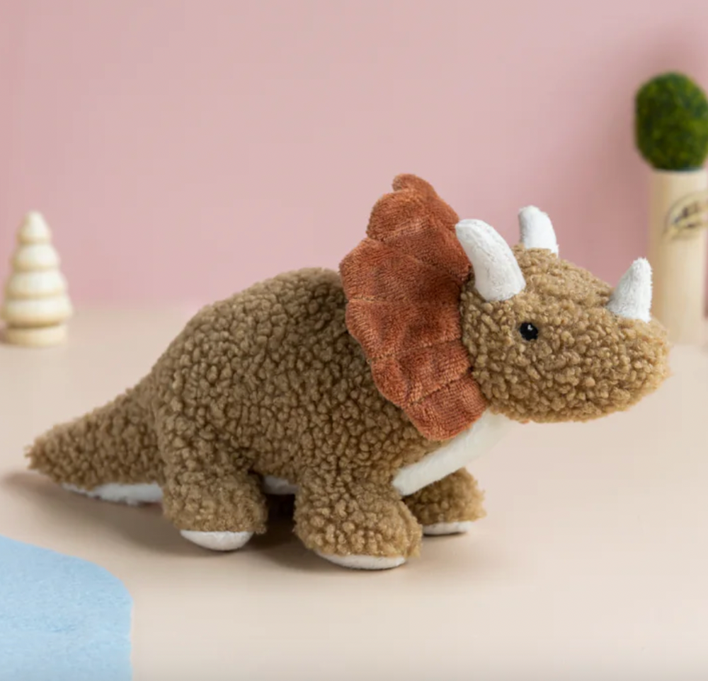 Baby Thomas the Triceratops - Brown - Nana Huchy