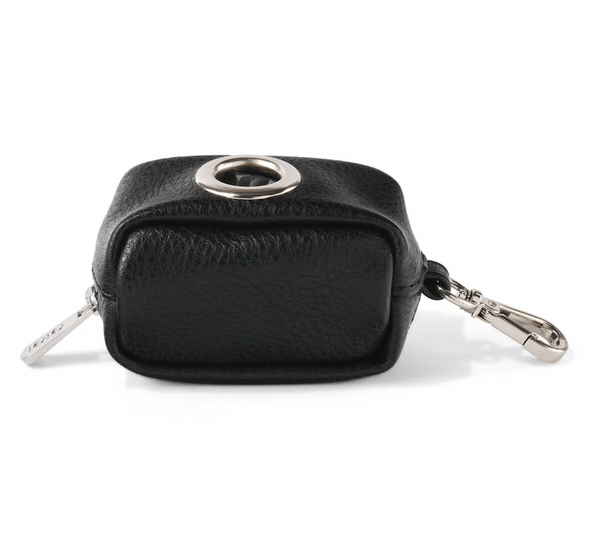 Waste Bag Dispenser - Black Vegan Leather - OIOI